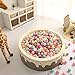 GOGOSO Ball Pit Balls for Toddlers Dogs Baby, 2.2 Inch Pastel Play Ball Toys Kid Ballpit, Bounse House, Birthday, Tent, Party,100 pcs, Macaron