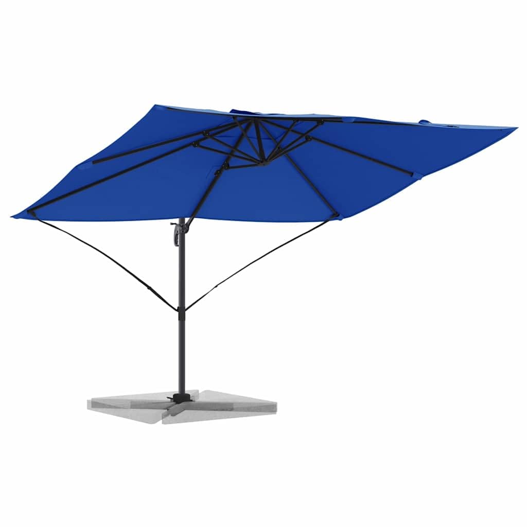 Genérico Sombrilla Azul Azur 351 x 250 x 260 cm Poliéster y Aluminio,Casa y jardín,Jardín,Artículos de Exterior,Sombrillas-42003348