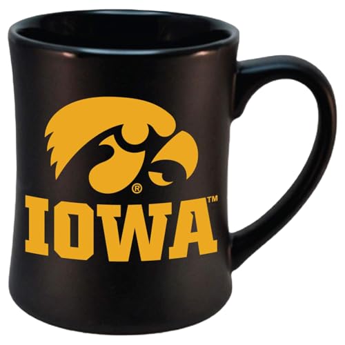 RFSJ INC. Iowa Hawkeyes Ceramic Sculpted Mug 16oz