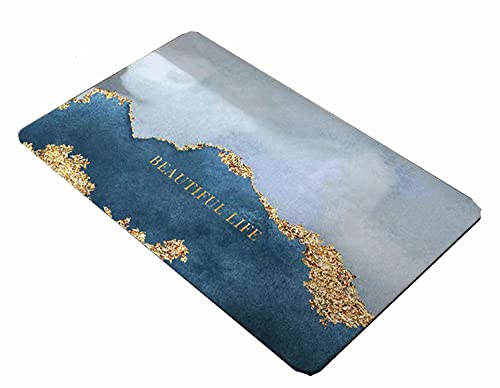 ZANBEI Alfombrilla de baño de tierra de diatomeas, antideslizante, secado rápido con agua, alfombrilla de ducha suave absorbente de diatomita, para suelo de ducha (19.7 x 31.5 pulgadas, color Albis)