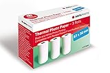 Papel para impresora: recibirás 3 rollos de papel de impresión térmica en blanco y negro de la gama AgfaPhoto Realipix