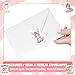 Qeeenar 1 Roll Pink Farm Animal Stickers Decal Reward Cute Office Supplies Incentives Animals Sticker Christmas Party Favor, 500 Pcs Each Roll