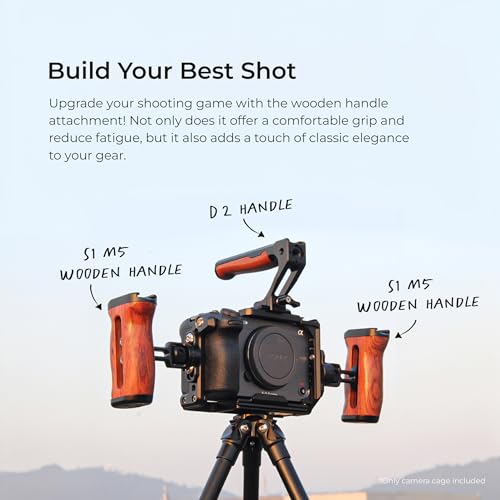 Image of DIGITEK Professional Cam Cage (S) for Sony FX3 /FX30 Series Cameras, Lightweight Aluminum Cage with HDMI Cable Clamp & Quick Tripod Mounting