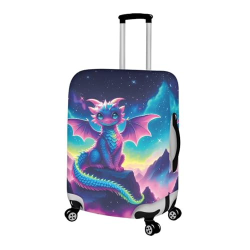 Image of Mumeson Cartoon Dinosaur Luggage Cover for Suicase Approved Protector Baggage Gear Dust Covers Protective Fits 18-32 Inch Luggage