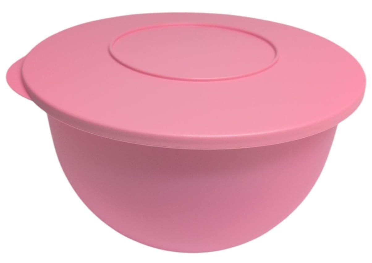 Tupperware Junge Welle Schüssel mit Deckel Servierschüssel Servieren rosa 4,3 Liter