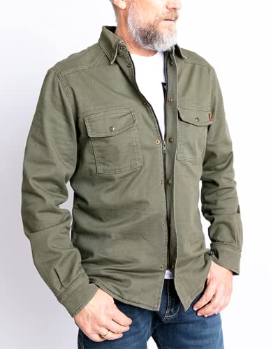 John Doe Koszula Mężczyźni Motoshirt Olive