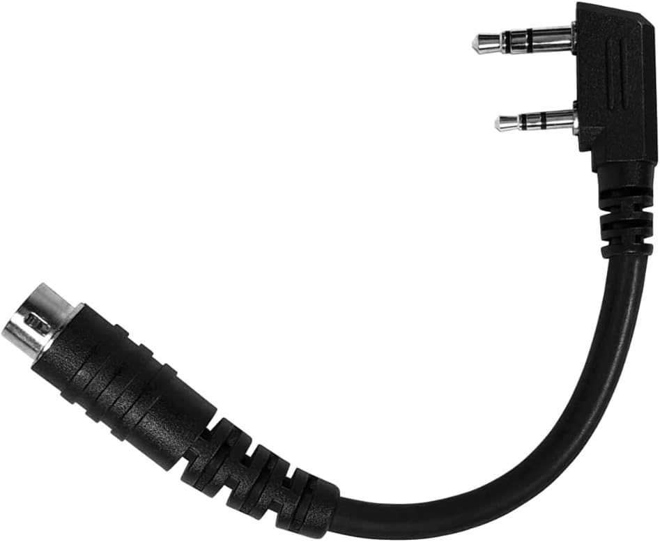 Pryme PA-501 Quick Disconnect Adapter for Kenwood 2-Pin NX1200 NX1300 NC3220 NX3320 NX3420 NX-P1300 NX-P1302 Series