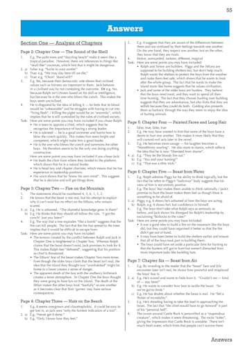 Lord Of The Flies Workbook Inc Answers - Image 13