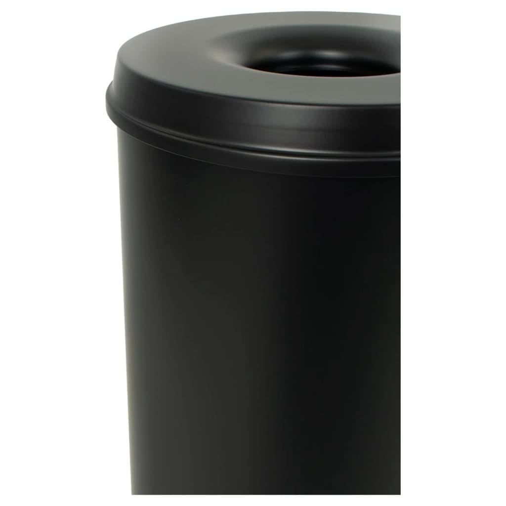 V-Part Selbstlöschender Papierkorb 50 Liter, schwarz