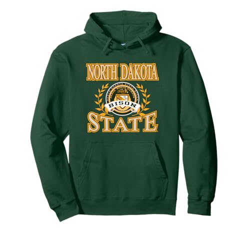 North Dakota State Bison Laurels Green Officially Licensed Pullover Hoodie