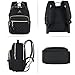 MATEIN Mini Backpack for Women, Waterproof Stylish Daypack Purse Shoulder Bag with USB Charging Port, Lightweight Small Casual Daily Travel Backpack, Lady Girls Gifts for Work School, 2pcs Sets, Black