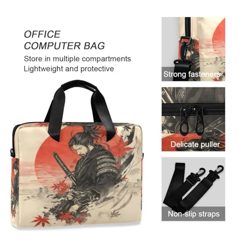 Maletín para laptop 15,6" con asa y correa miniatura 5