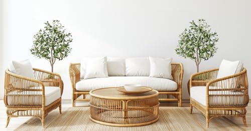 PASCH® Künstlicher Olivenbaum (150cm) - Stilvoll & Naturgetreu | Künstliche Pflanzen groß | Kunstpflanzen groß: Olive Tree | Olivenbaum künstlich groß für EIN mediterranes Ambiente