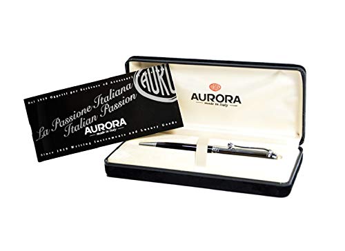 Bolígrafo Aurora 03102 Talentum con elegante tapa cromada negra 3