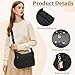 Imagen de ONEKEREUN Bolso Bandolera Mujer Grande Nylon Bolsos de Mujer Ligero Bolso Cruzado Multibolsillos Crossbody Bag Mediano Casual Bolsos de Mano con Correa Ajustable para Escuela Viaje Trabaja