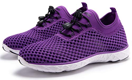 Image of Women's Quick Drying Aqua Water Shoes,3-Second Drainage & All-Terrain for Swimming,Hiking,Yoga