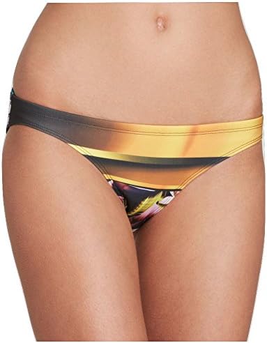 Clover Canyon Women's Swimwear Chrome Divide Neoprene Bikini Bottoms Multi Medium