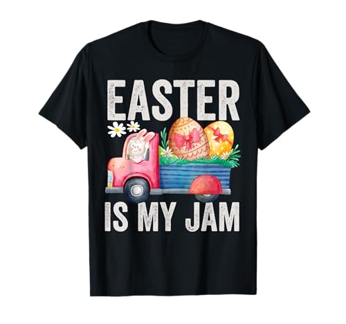 Easter Is My Jam - Niños Monster Truck Bunny Boys Toddler Camiseta
