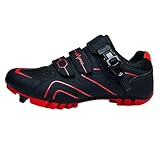 Yummsion Zapatillas de Ciclismo Unisex Adulto Respirables,Zapatillas de Ciclismo,Zapatos de Ciclismo para Hombre y Mujer,Zapatos Bicicleta de Carretera Exterior MTB,Zapatos Bicicleta Montaña
