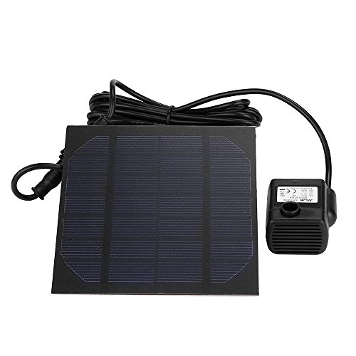 Solar Fountain Kit - Mini Solar Water Pump Kit - Solar Water Pump Power Panel Kit Submersible Brushless For Garden Water Circulation/Pond Fountain #TOP2