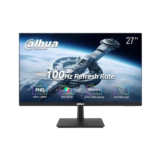 MONITOR DAHUA LM27-A200F 27 E-LED FULL HD, 100HZ, VA, HDMI, VGA