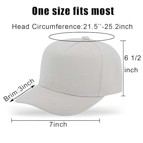 Image of 5-Panel Baseball Cap for Workouts, Hiking, Outdoor Sports, Customizable DIY Design, All-Season Comfort Fit, Adjustable
