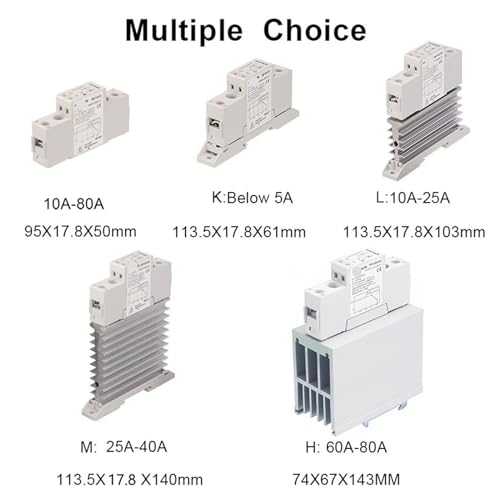 Solid State Relay AC AC TRA48A10K relais statique rail DIN 10A 480V automatisation