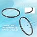 MECCANIXITY 58mm Circular Polarizer Filter, Double Sided Multi-Layer Coatings Polarizing Filter with Cleaning Cloth for Camera Lens