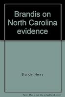 Brandis on North Carolina evidence 0872154483 Book Cover