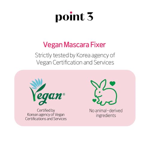 Image of ETUDE Dr. Mascara Fixer, Korean Mascara Fixer, Long-Lasting Wax Formula, All-Day Curl Hold, Smudge-Proof, Korean Makeup, Beauty, Vegan Certified, Black (0.203 Fl Oz)