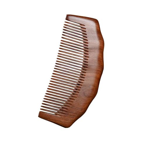 Sandelholz Massagekamm zur Stressabbau & Wehen - Geburtskamm für natürliche Schmerzlinderung & tägliche Entspannungskopfmassage - Anti-statisch 12cm (1 Stück)