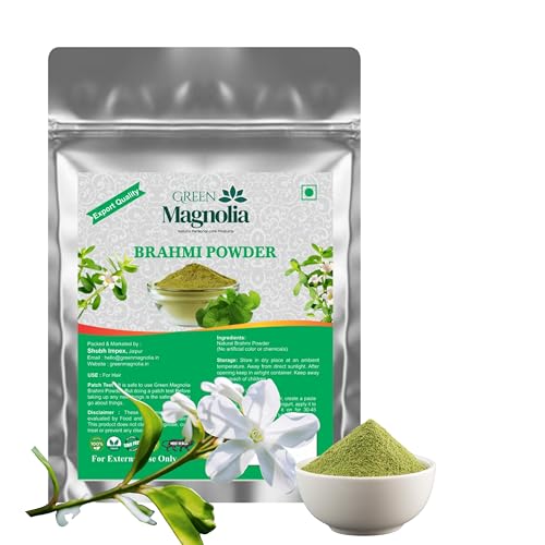 Image of Brahmi Powder for Hair Care Natural & Chemical-Free Ayurvedic Powder for Strong Roots Healthy Scalp & Hair Growth (100gm)