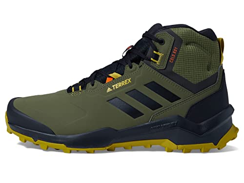 adidas Mens Terrex Ax4 Mid Beta C.Ready Round Toe Hiking Casual Boots Ankle - Green4