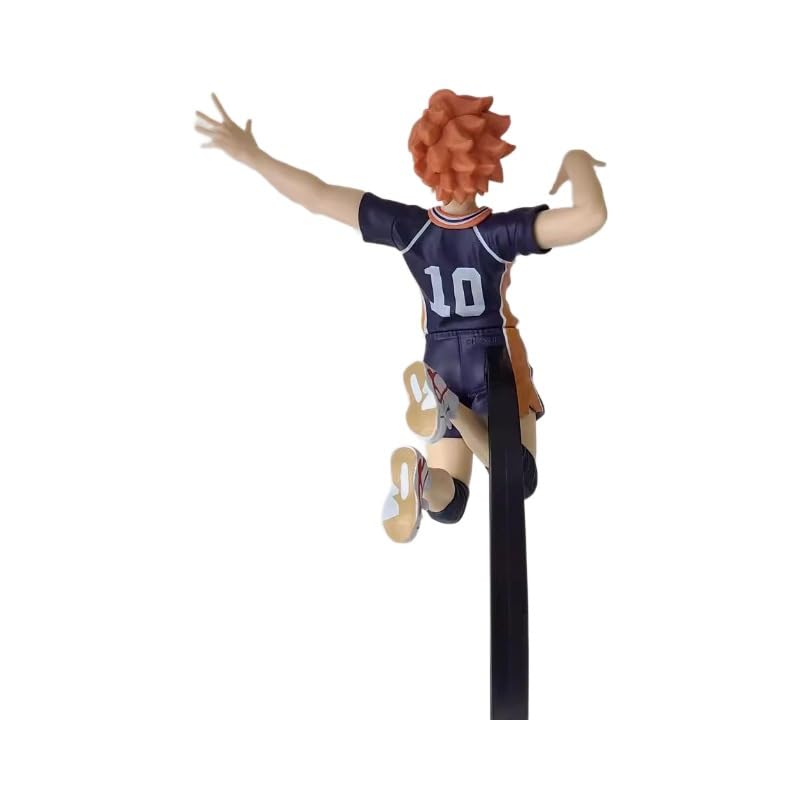 Xinchangda Figura Haikyuu Hinata Shoyo 23 Cm – Sentado En Tronco, Estatua De PVC Para Coleccionistas Y Fans Del Anime
