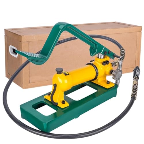 Hydrauliczna pompa ręczna z pedałem nożnym, dwustopniowy przenośny zasilacz do wysokociśnieniowych narzędzi hydraulicznych