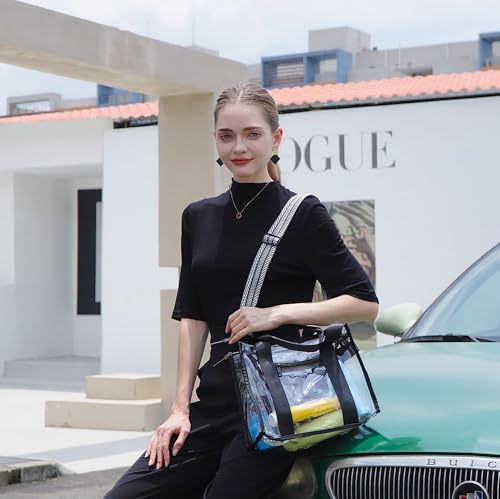 Bolso transparente grande con bolsas internas para eventos miniatura 2