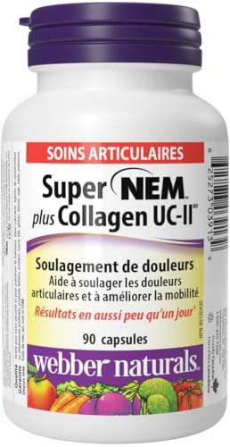 Webber Naturals Super NEM Plus UC-II Collagen, 90 Capsules, Eggshell Membrane to Help Relieve Joint Pain, Stiffness, and Mobility - Image 3