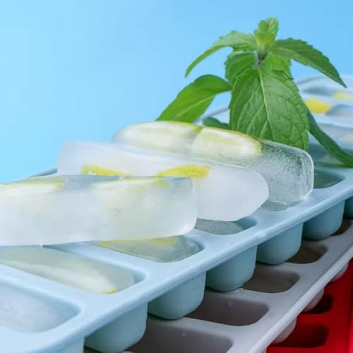 Kit 2 Formas De Gelo Silicone Palito 26 Cm Faz 10 Palitos