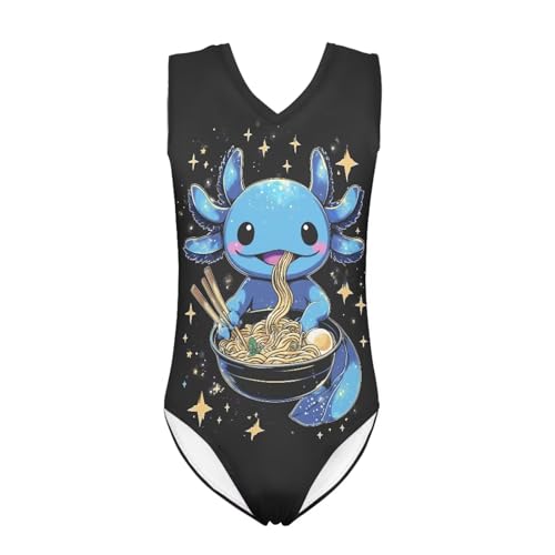 Image of Girls Swimsuits Size 3-14 Kids Summer Sleeveless One Piece Bathing Suit Beach V-Neck