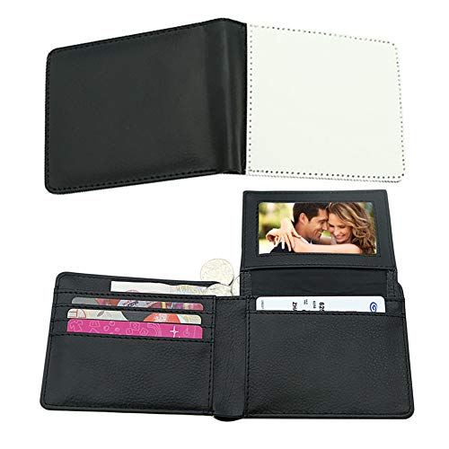 ITODA Personalized Photo Bifold Wallet with ID Window, PU Leather Custom DIY Your Own Picture ID Credit Cards Slots Holders for Women Men Birthday Valentine's Day, Mother & Father's Day2