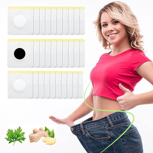 Parches para adelgazar quemagrasas, parches delgados, pegatinas naturales para el vientre herbal, parches delgados para quemar grasa en el abdomen, para cintura delgada y menos grasa abdominal, 30