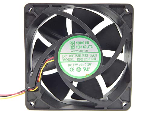 Ventilateur 120 mm haute pression 12V pour serveur informatique