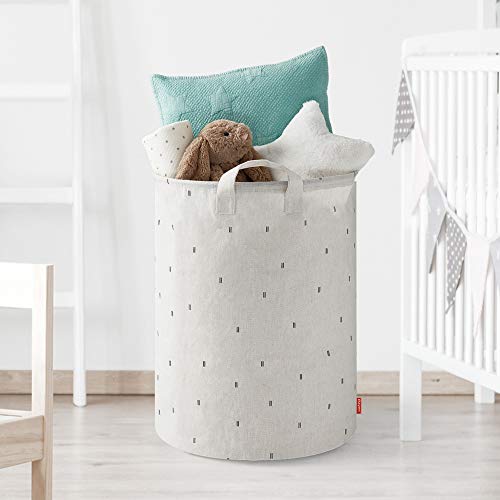 Panier à linge multifonctionnel blanc 70L avec poignées Rayen - 8