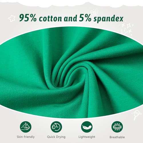 Image of Girls Cotton Long Sleeve Shirts Kids T Shirts Lightweight Breathable Casual Classic Tee Top for Children Age 3-14 Years
