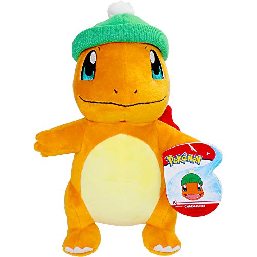 Pokemon Charmander Holiday Seasonal Plush, 8-Inch Plush Toy, Includes Hat Accessory - Super Soft, Authentic Details- Perfect for Playing, Displaying and Gifting - Gotta Catch ‘Em All Pokemon Charmander Holiday Seasonal Plush, 8-Inch Plush Toy, Includes Hat Accessory - Super Soft, Authentic Details- Perfect for Playing, Displaying and Gifting - Gotta Catch ‘Em All