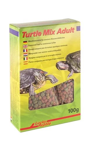 Lucky Reptile Turtle Mix Adult 100 g, Miscela di Pellet,
