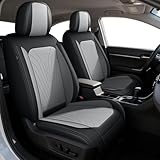 DISUTOGO Front Seat Covers Fit for Subaru Forester 2007-2025 2026, Faux Leather...