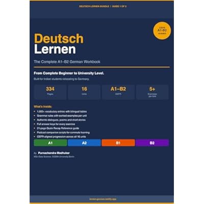 Deutsch Lernen - German Language Workbook