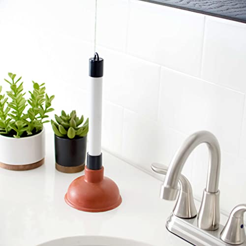 Image of LDR 512 3110A Sink Drain Bathrooms, Kitchens, Baths, Showers Compact and Powerful Easy to Store and Hide, Mini Plunger