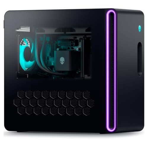 Image of Customized Aliienware Aurora Gaming Desktop, Ultra 9-285, 96 GB DDR5 RAM, (4 TB + 4 TB) PCIe SSD, Nvidia G-Force RTX 5070Ti Graphics, W11 Home, Black, USB Keyboard + Mouse Mousepad